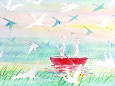 繪本《游河》過程草圖。受訪者供圖