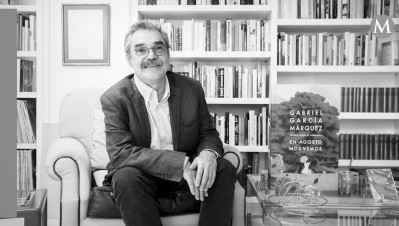 加西亞·馬爾克斯的兒子貢薩洛·加西亞·巴爾查最終決定背叛父親的遺愿,將其手稿《我們八月見》付諸出版。亞歷杭德拉·卡瓦哈爾攝影,行星出版集團圖片